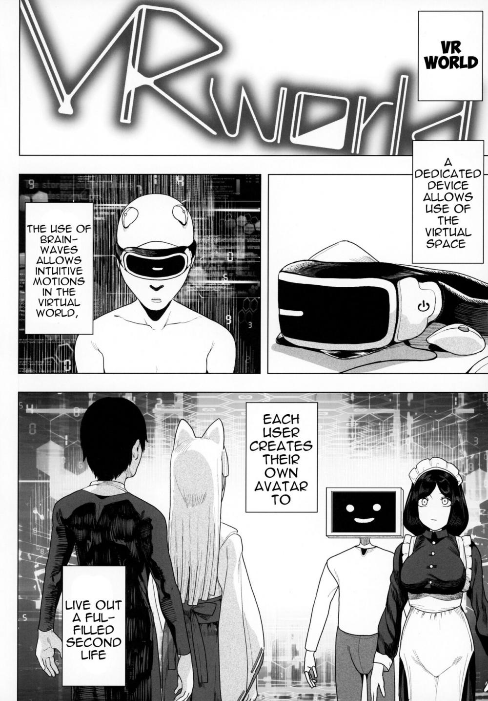 Hentai Manga Comic-Cyberbrain Sex Princess - A Girl Who Gets Fucked in Virtual Reality-Read-3